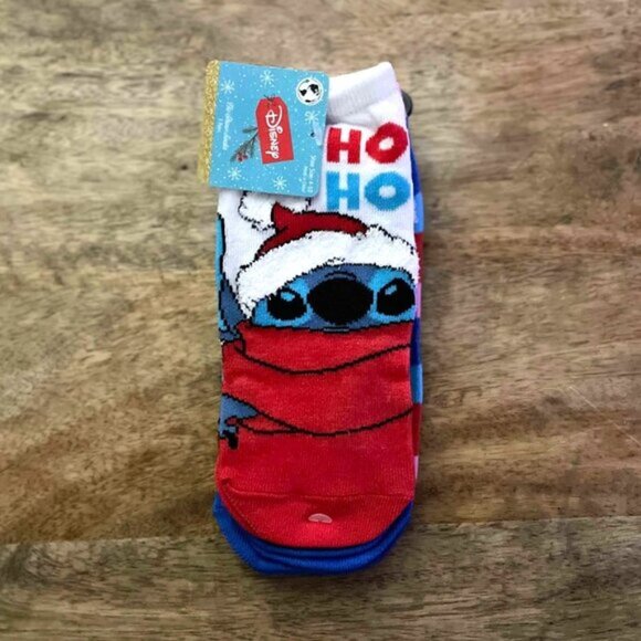 NEW 3Pk 4-10 Stitch Holiday Women's Socks - Picture 1 of 4